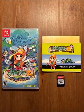 Ittle Dew 2 + Plus Nintendo Switch 2017 Video Game Nicalis - Complete, Working